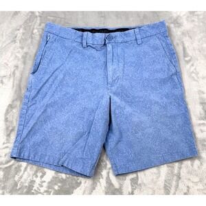 Vineyard Vines On The Go Shorts Men's 30 Blue Turtle Stretch Performance Casual